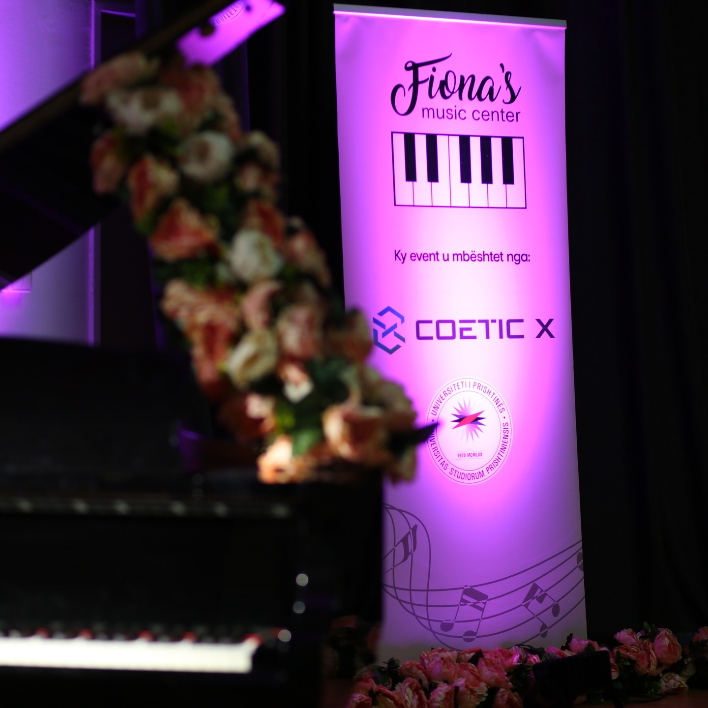 Concert event sponsored by Coetic X with Fiona's Music Center